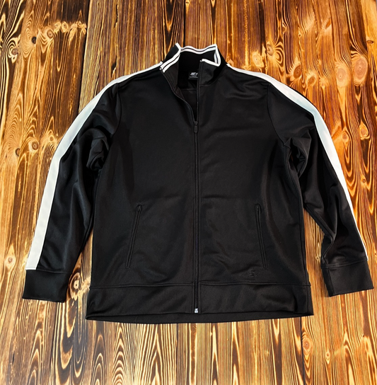 Starter Track Jacket / Trainingsjacke Schwarz-Weiß 🔥 Gr.L