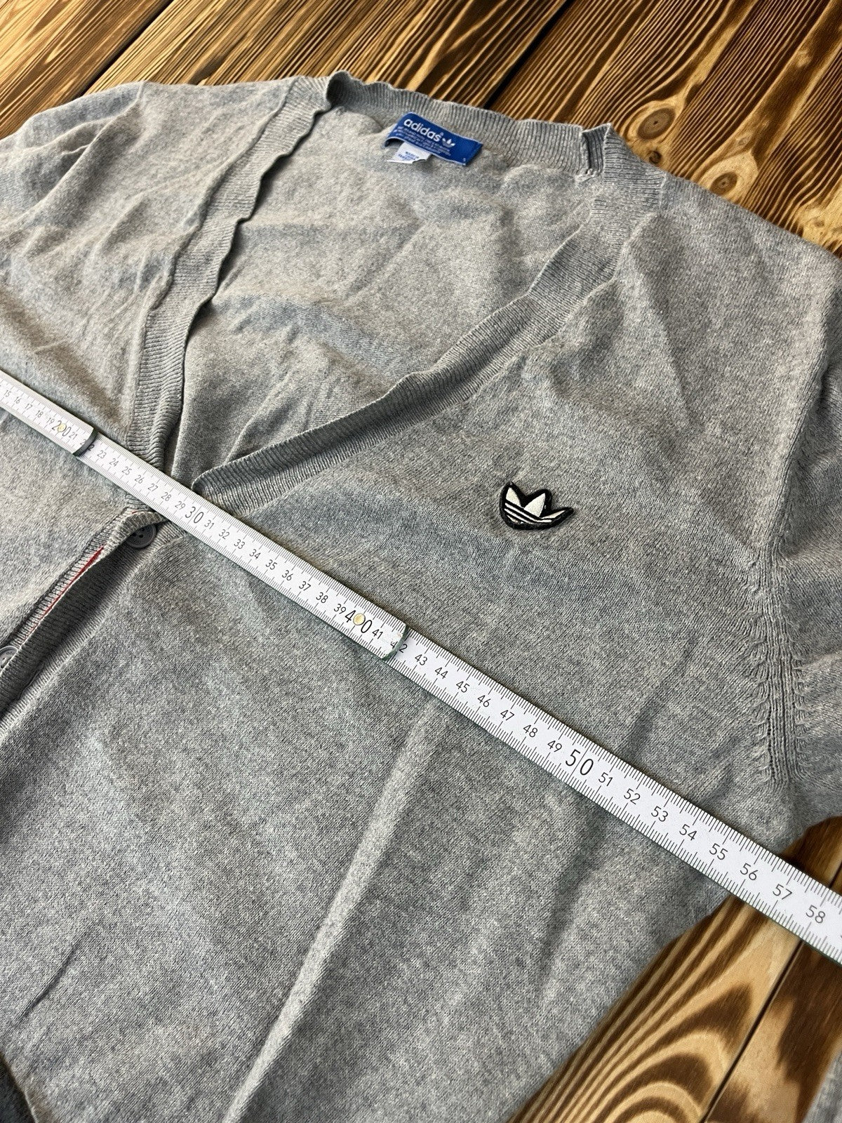 Original adidas Originals Cardigan – Grau – Größe M
