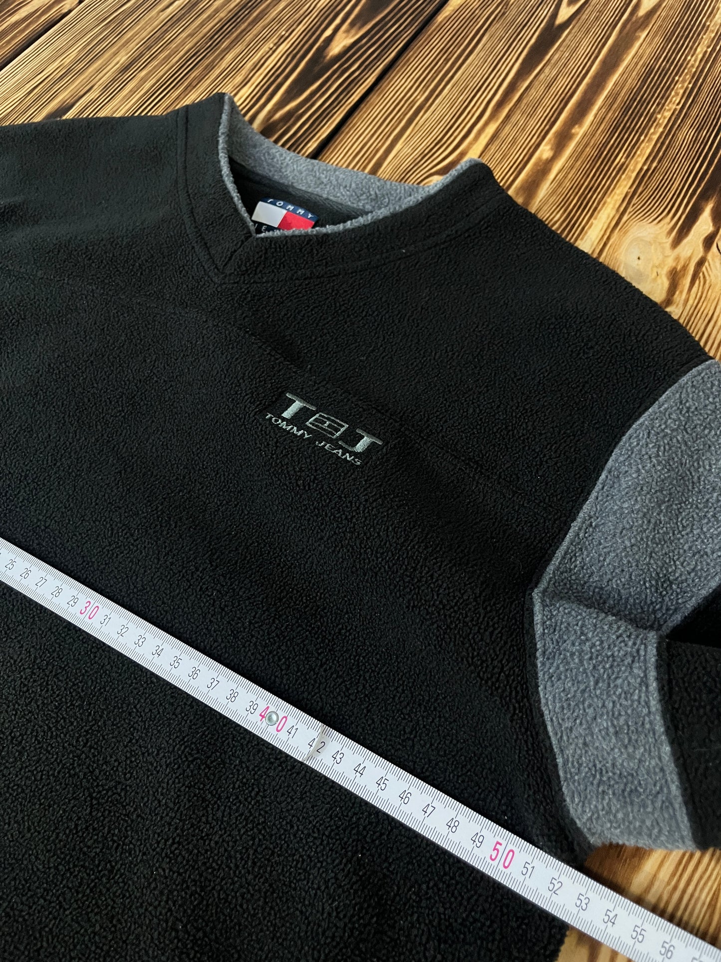 Vintage Fleece Tommy Jeans Pullover Gr.M
