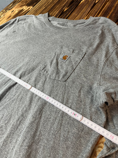Carhartt Longsleeve Pocket T-Shirt – Grau – Größe XXL