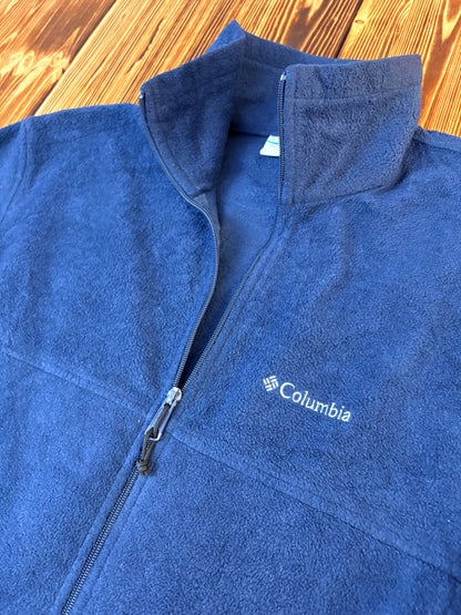 Columbia Fleece Jacke – XL – Dunkelblau – Sehr guter Zustand