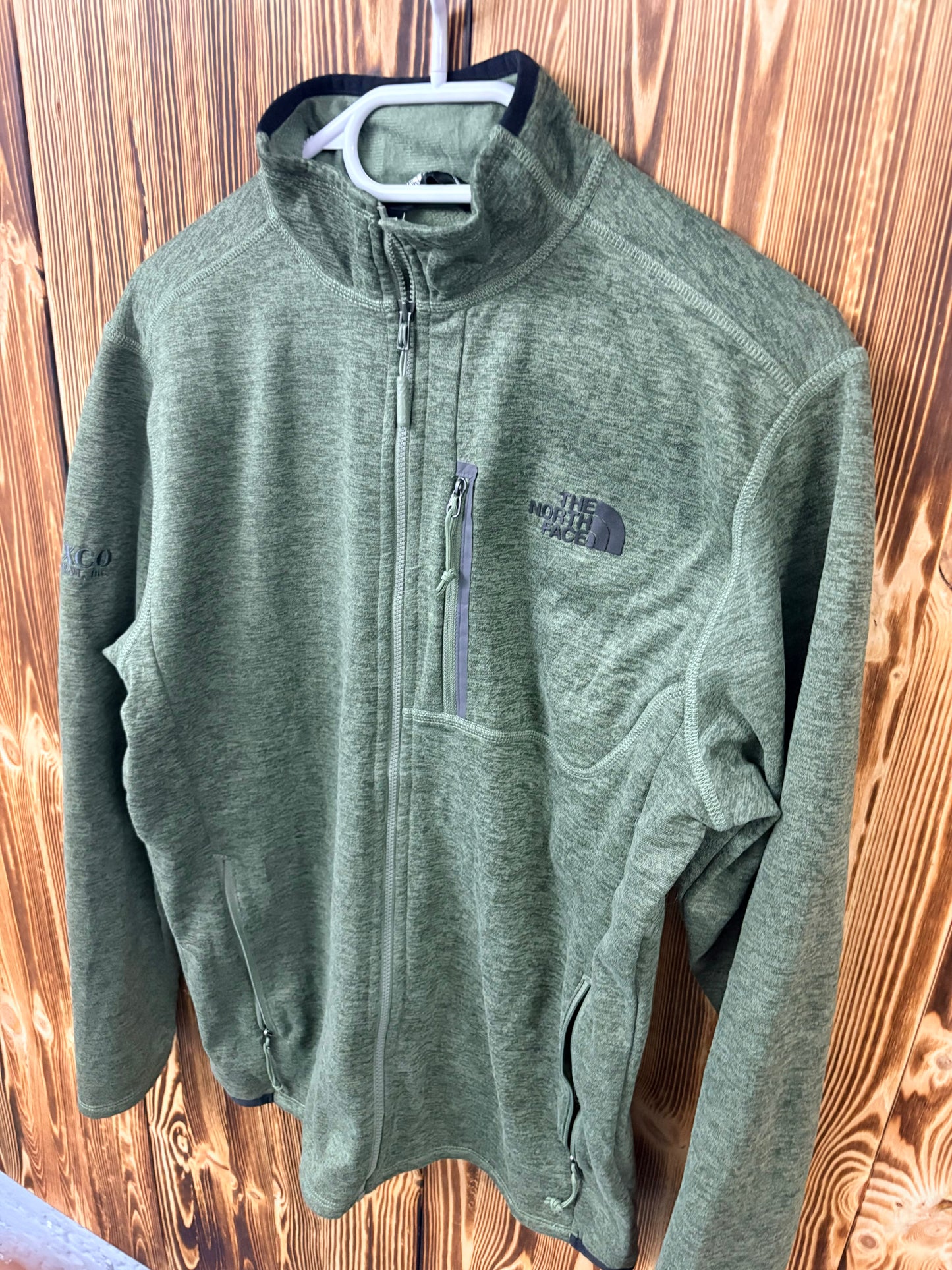 The North Face XCD Full Zip Fleecejacke – Olivgrün – Größe S