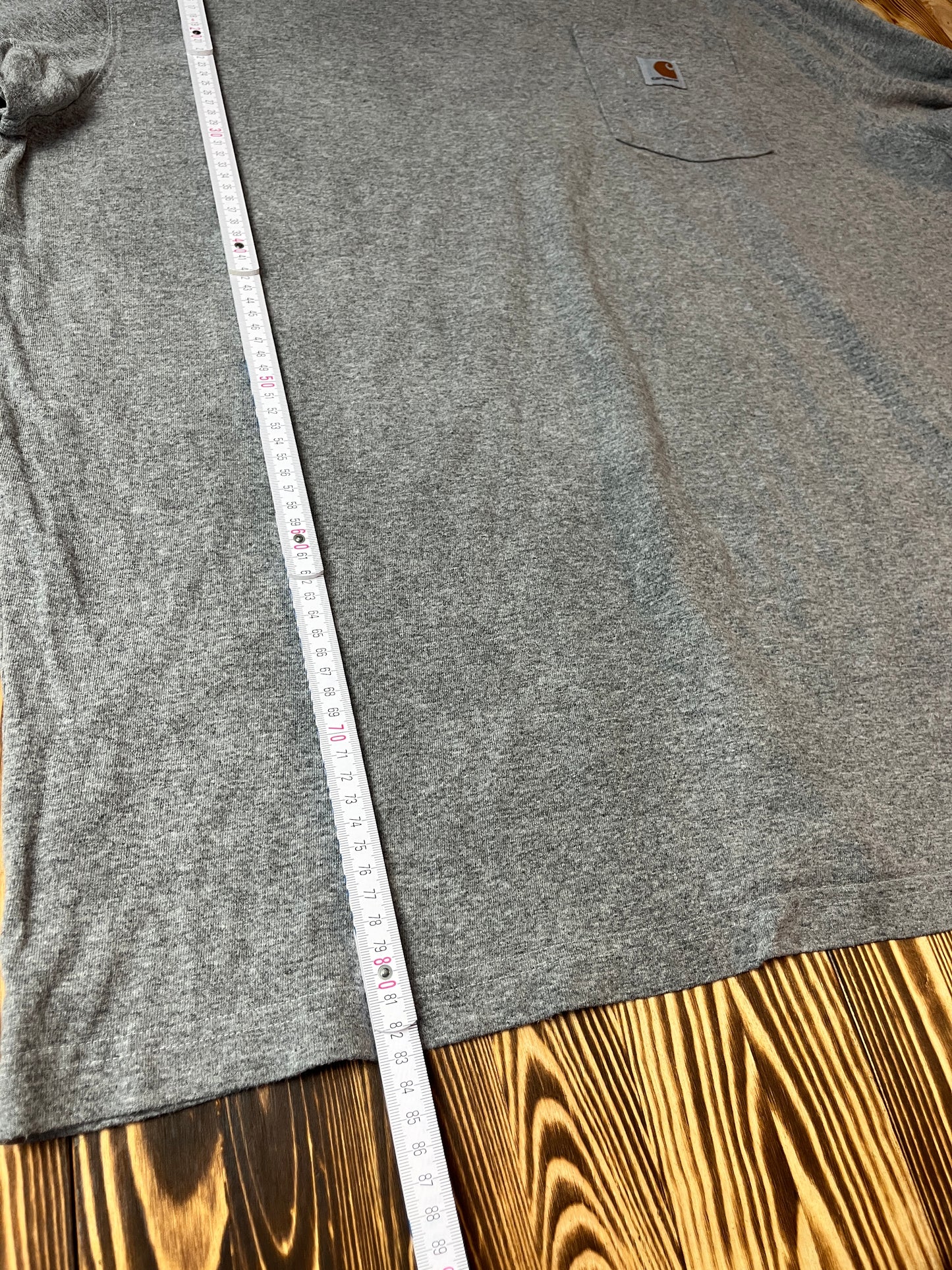 Carhartt Longsleeve Pocket T-Shirt – Grau – Größe XXL