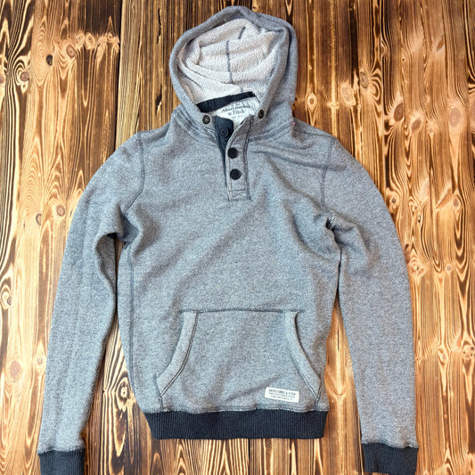 Original Abercrombie & Fitch Hoodie Grau – XL – Premium College Streetwear