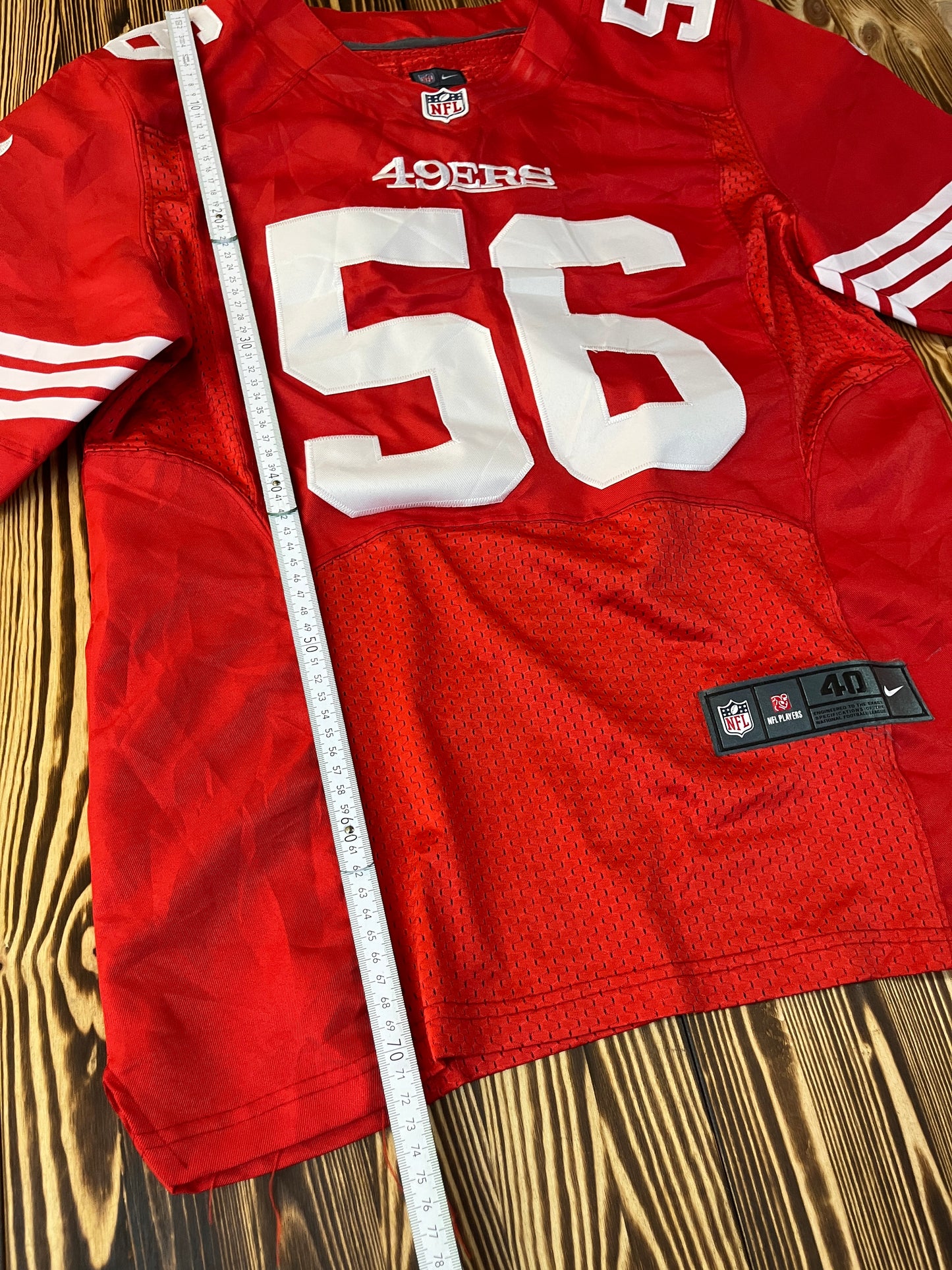 🏈🔥 Original Nike NFL San Francisco 49ers Jersey #56 – Größe 40 (Youth L) 🔥🏈