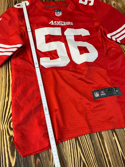 🏈🔥 Original Nike NFL San Francisco 49ers Jersey #56 – Größe 40 (Youth L) 🔥🏈