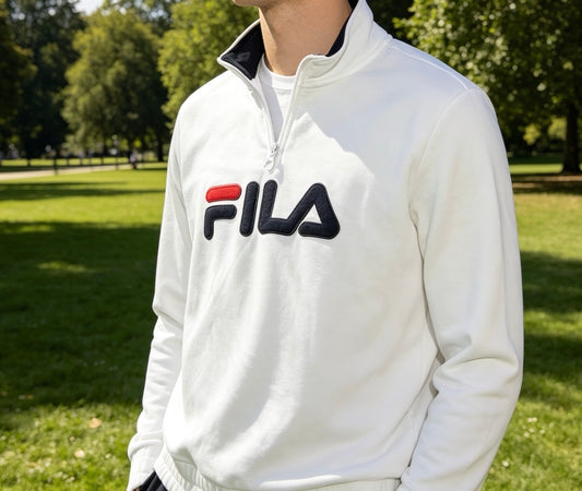 Vintage FILA Half Zip Pullover – Größe M