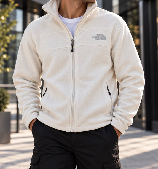 The North Face Vintage Fleecejacke Weiß