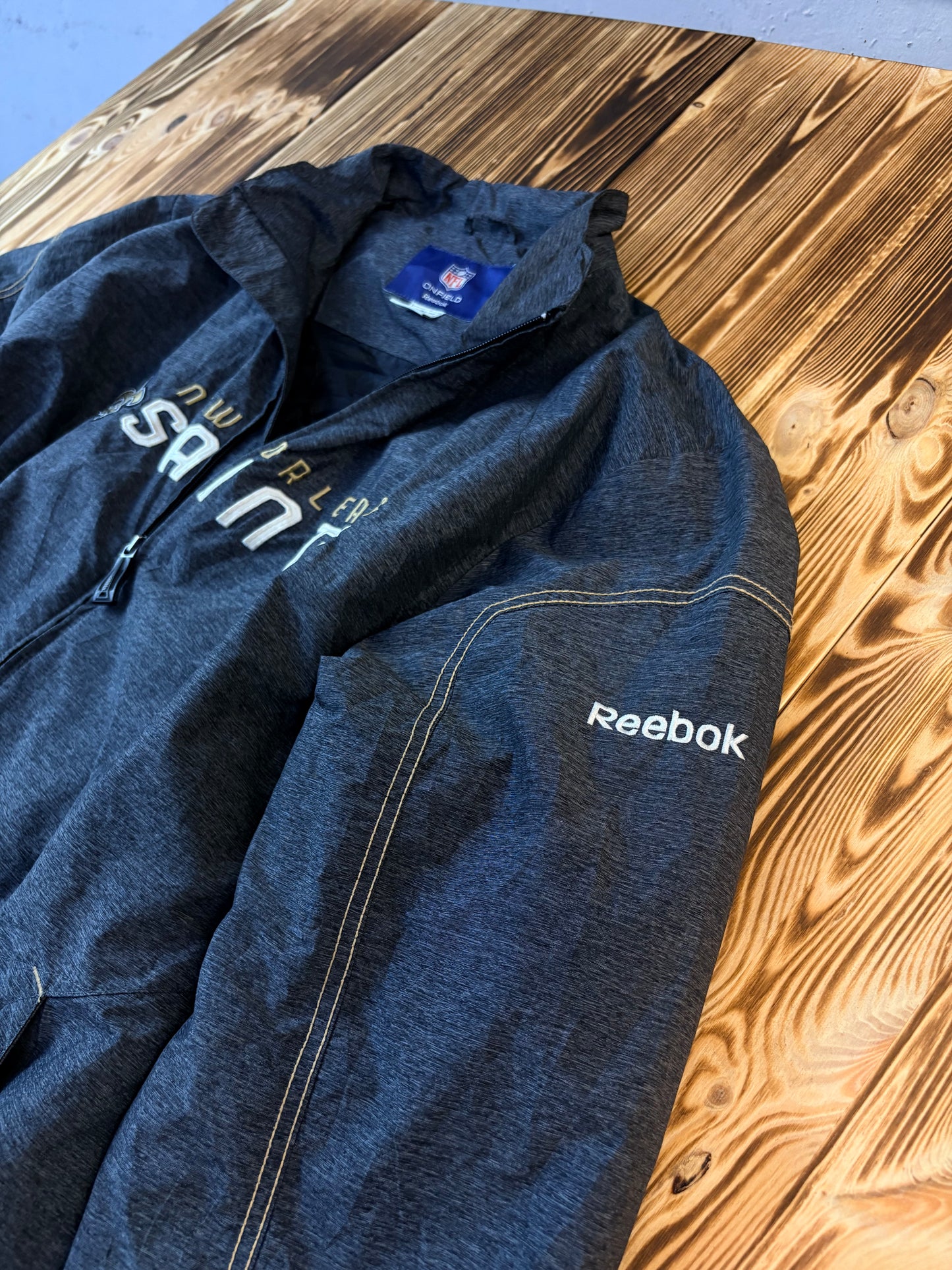 Original Reebok NFL On Field New Orleans Saints Jacke – Größe M