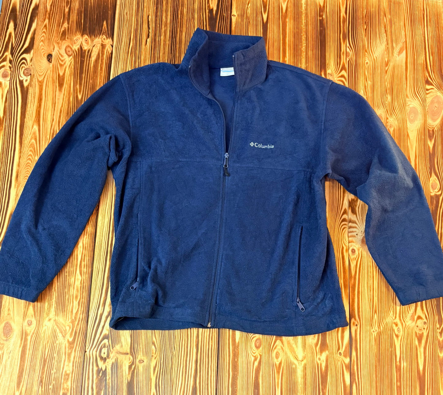 Columbia Fleece Jacke – XL – Dunkelblau – Sehr guter Zustand