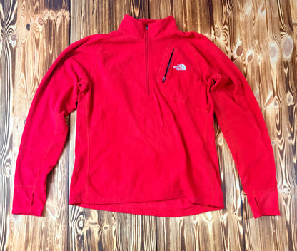 The North Face Fleece Pullover – Rot – Größe L
