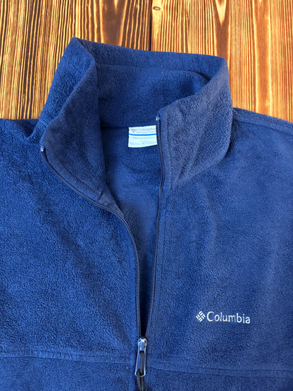 Columbia Fleece Jacke – XL – Dunkelblau – Sehr guter Zustand