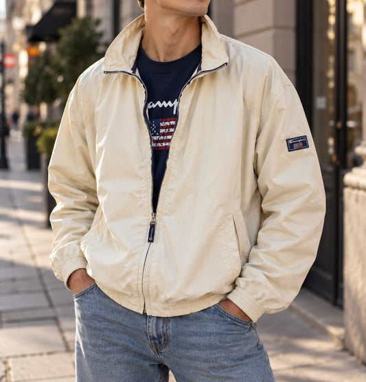 Vintage Champion Windbreaker – Größe M