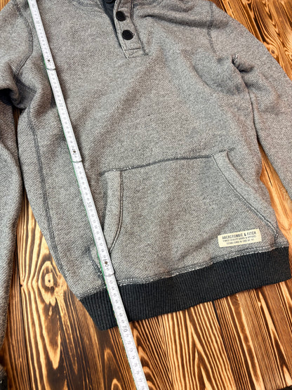 Original Abercrombie & Fitch Hoodie Grau – XL – Premium College Streetwear