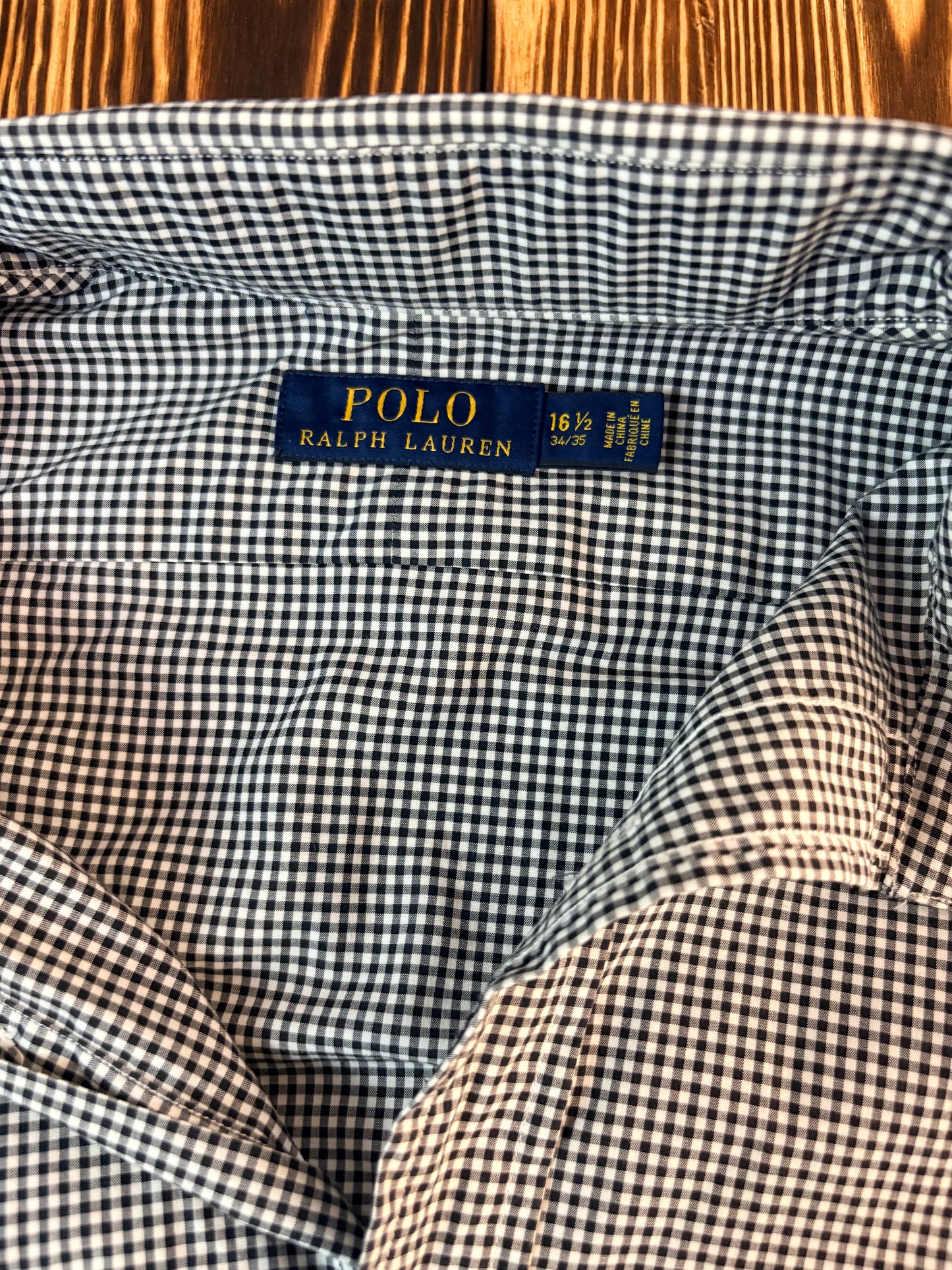 Polo Ralph Lauren Hemd Kariert – Größe 16½ (34/35) – Original