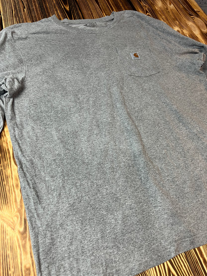 Carhartt Longsleeve Pocket T-Shirt – Grau – Größe XXL