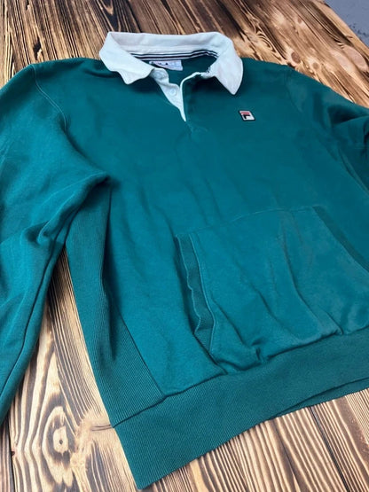 Vintage Fila Rugby Sweatshirt Gr. L