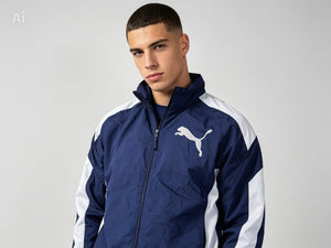 🔵 Vintage Puma Trainingsjacke Gr.M