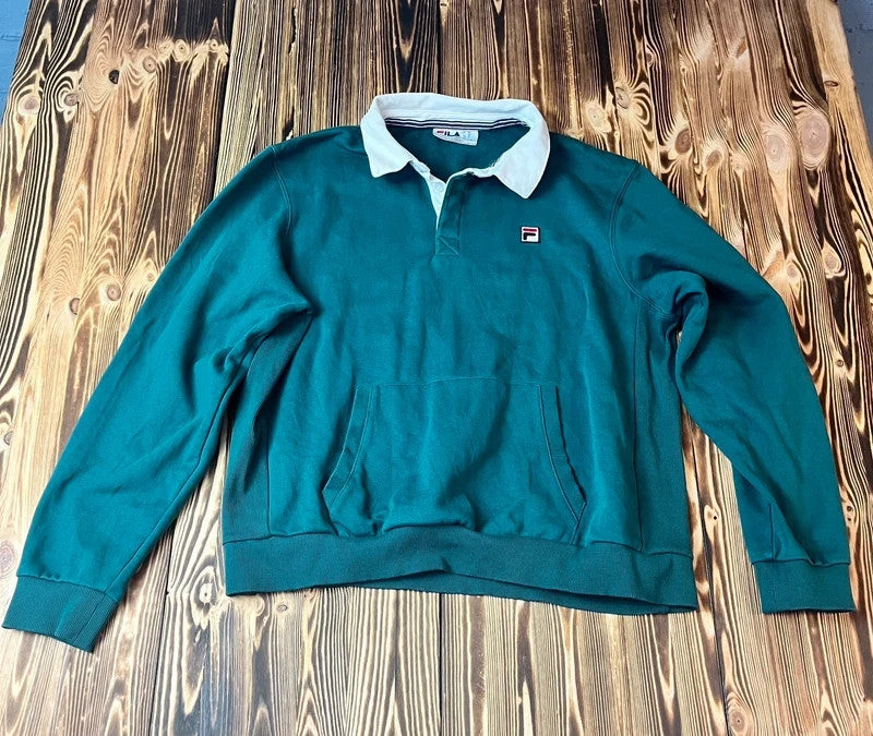Vintage Fila Rugby Sweatshirt Gr. L