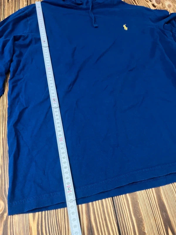 Ralph Lauren Langarm Polo mit Kapuze – Größe M