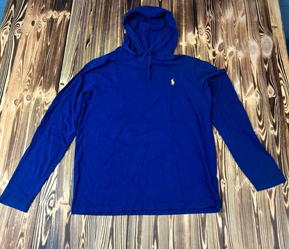 Ralph Lauren Langarm Polo mit Kapuze – Größe M