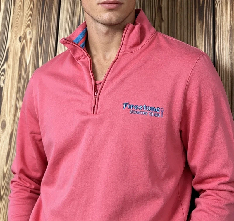 Firestone Country Club Vintage Pullover – Rosa | Top Zustand XL