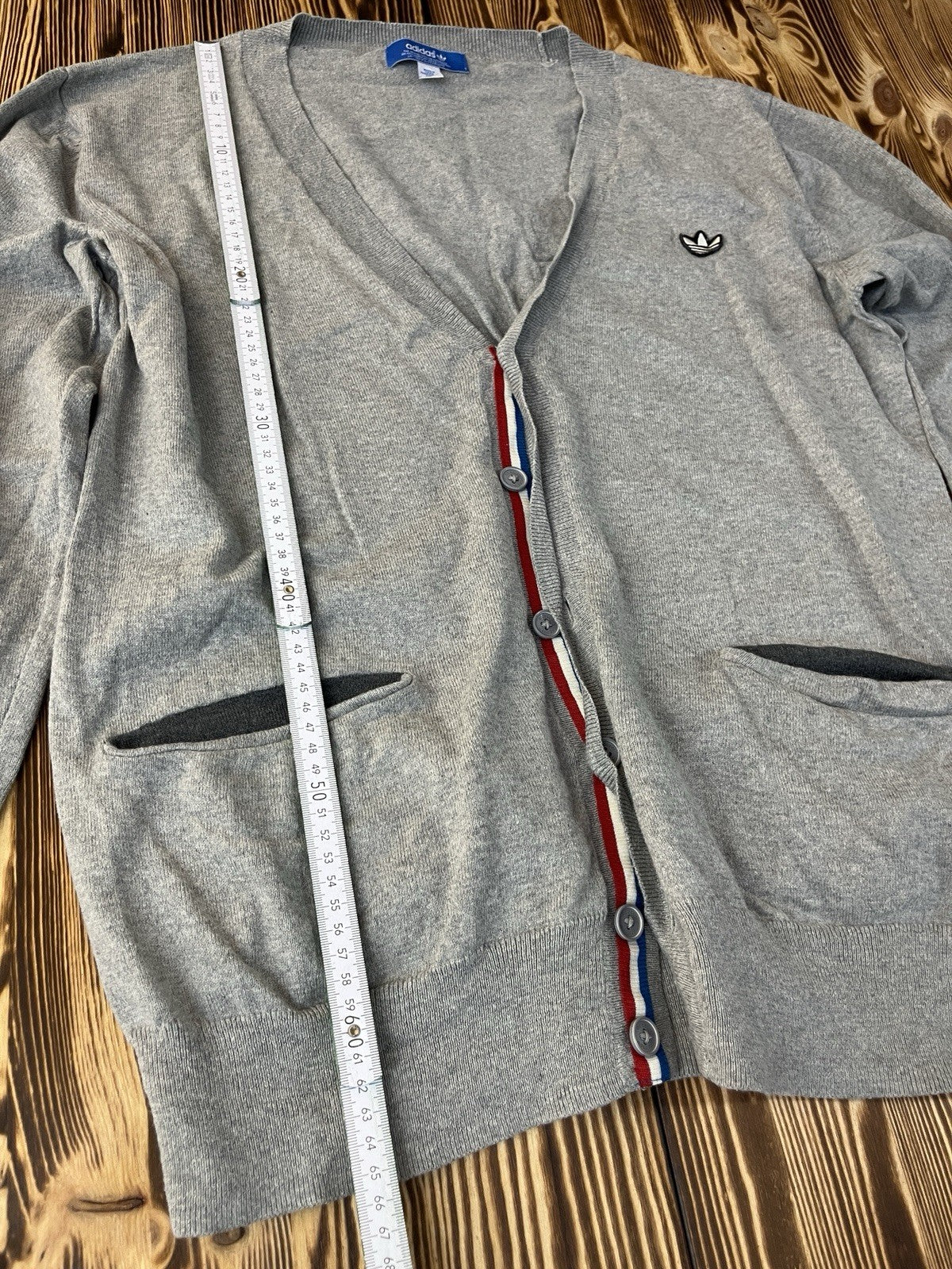 Original adidas Originals Cardigan – Grau – Größe M