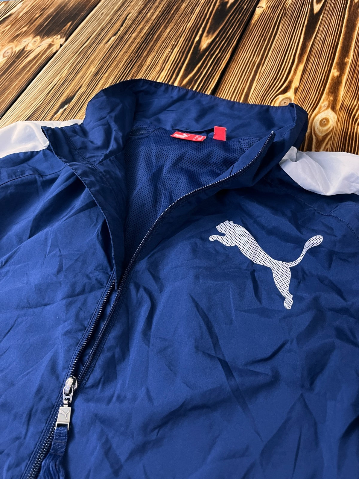 🔵 Vintage Puma Trainingsjacke Gr.M