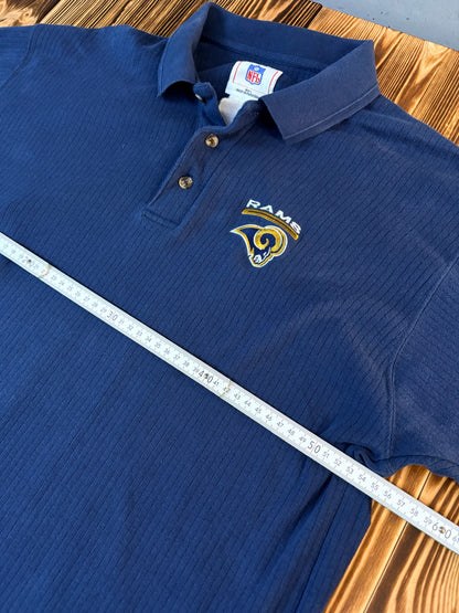 NFL Los Angeles Rams Polo Shirt – Größe L – Original