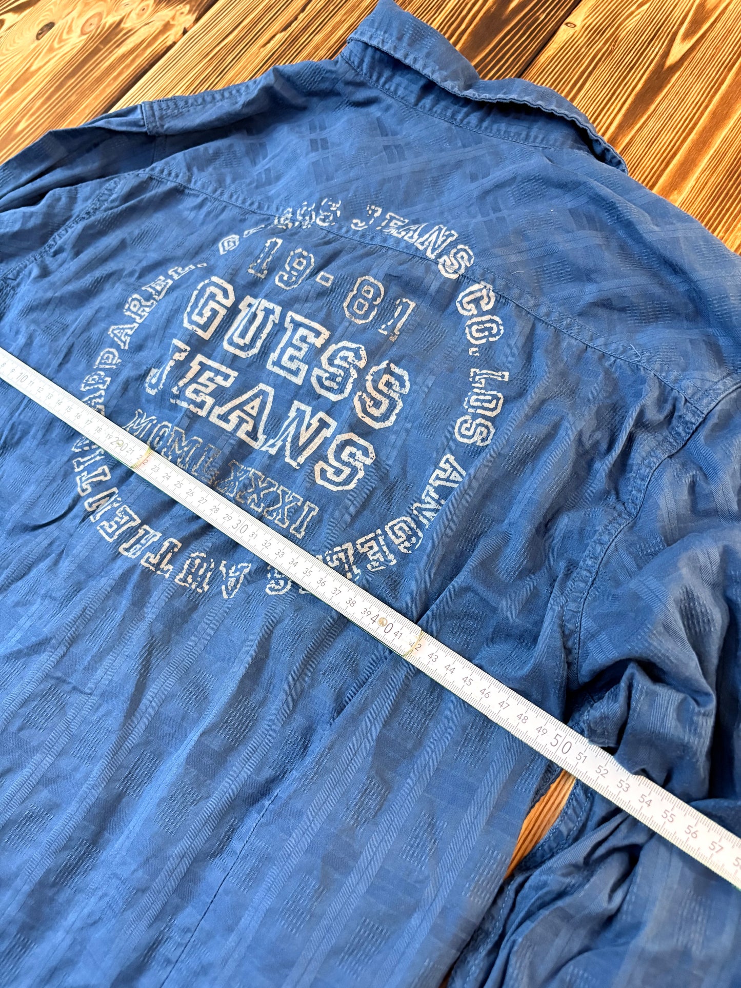GUESS Herrenhemd – Blau – Größe L