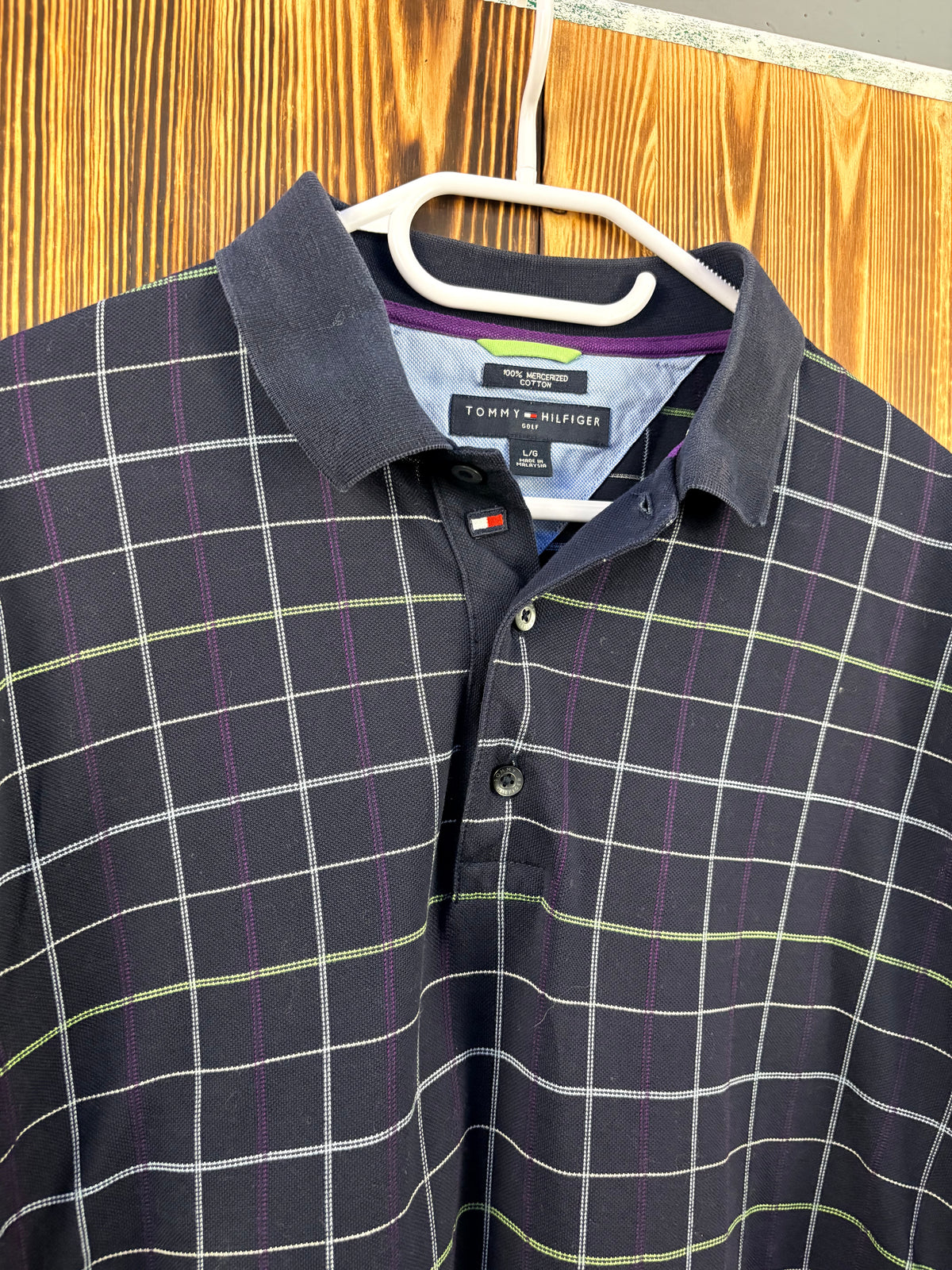 Tommy Hilfiger Golf Langarm-Polo – Größe L