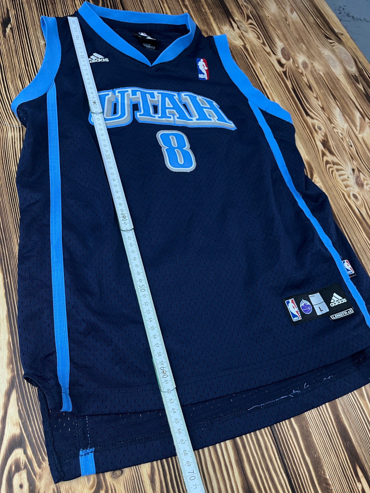 Adidas NBA Utah Jazz #8 Basketball Jersey – Größe L /Kinder/(Length +2)