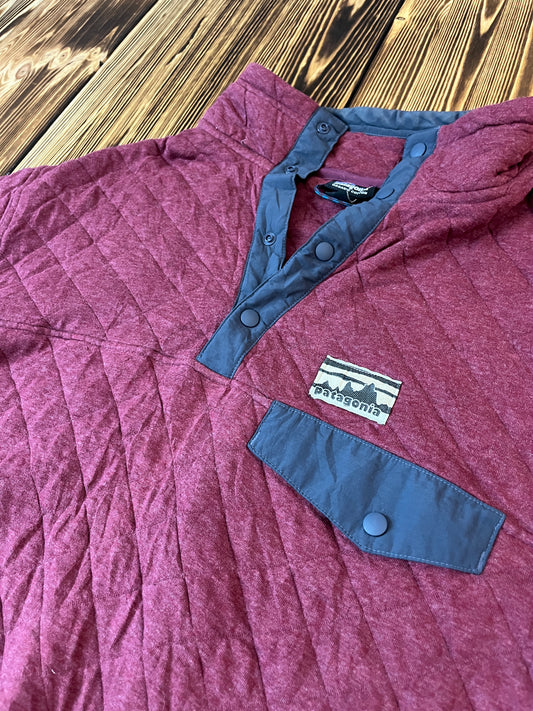 🍷 Patagonia Organic Cotton Pullover – Größe XL 🏔️✨