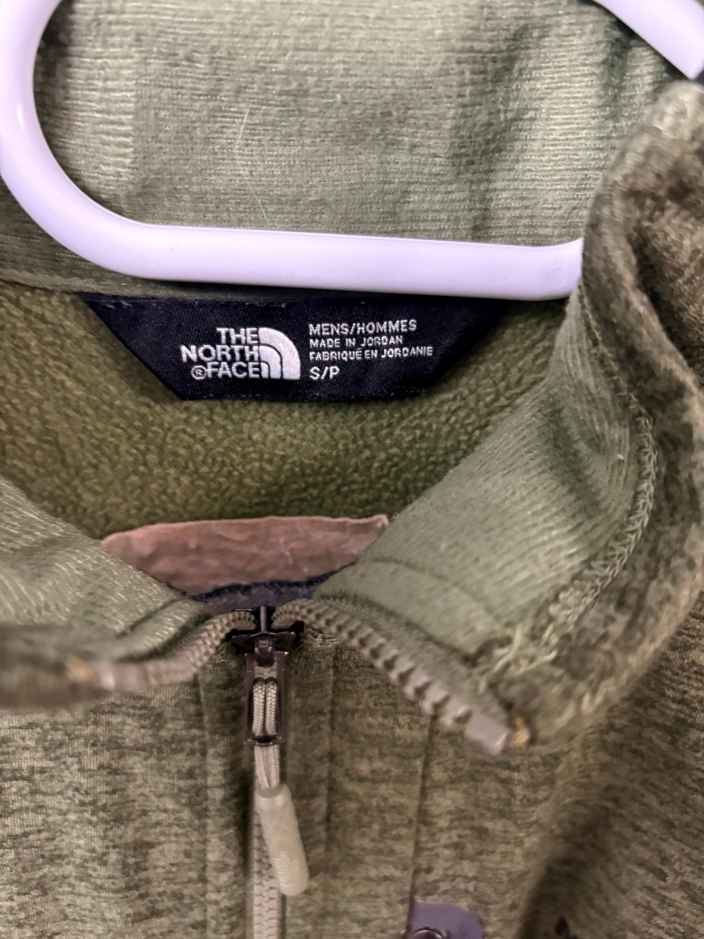 The North Face XCD Full Zip Fleecejacke – Olivgrün – Größe S