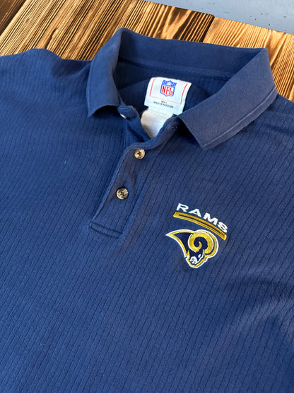 NFL Los Angeles Rams Polo Shirt – Größe L – Original