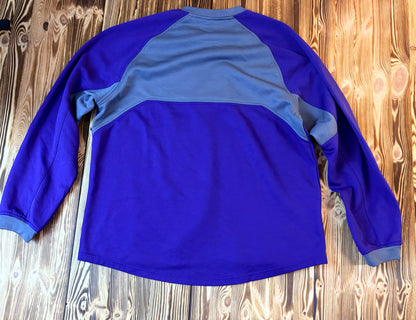 Original adidas Fleece Training Sweatshirt Lila/Grau – Größe L – Basketball