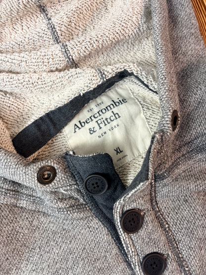 Original Abercrombie & Fitch Hoodie Grau – XL – Premium College Streetwear