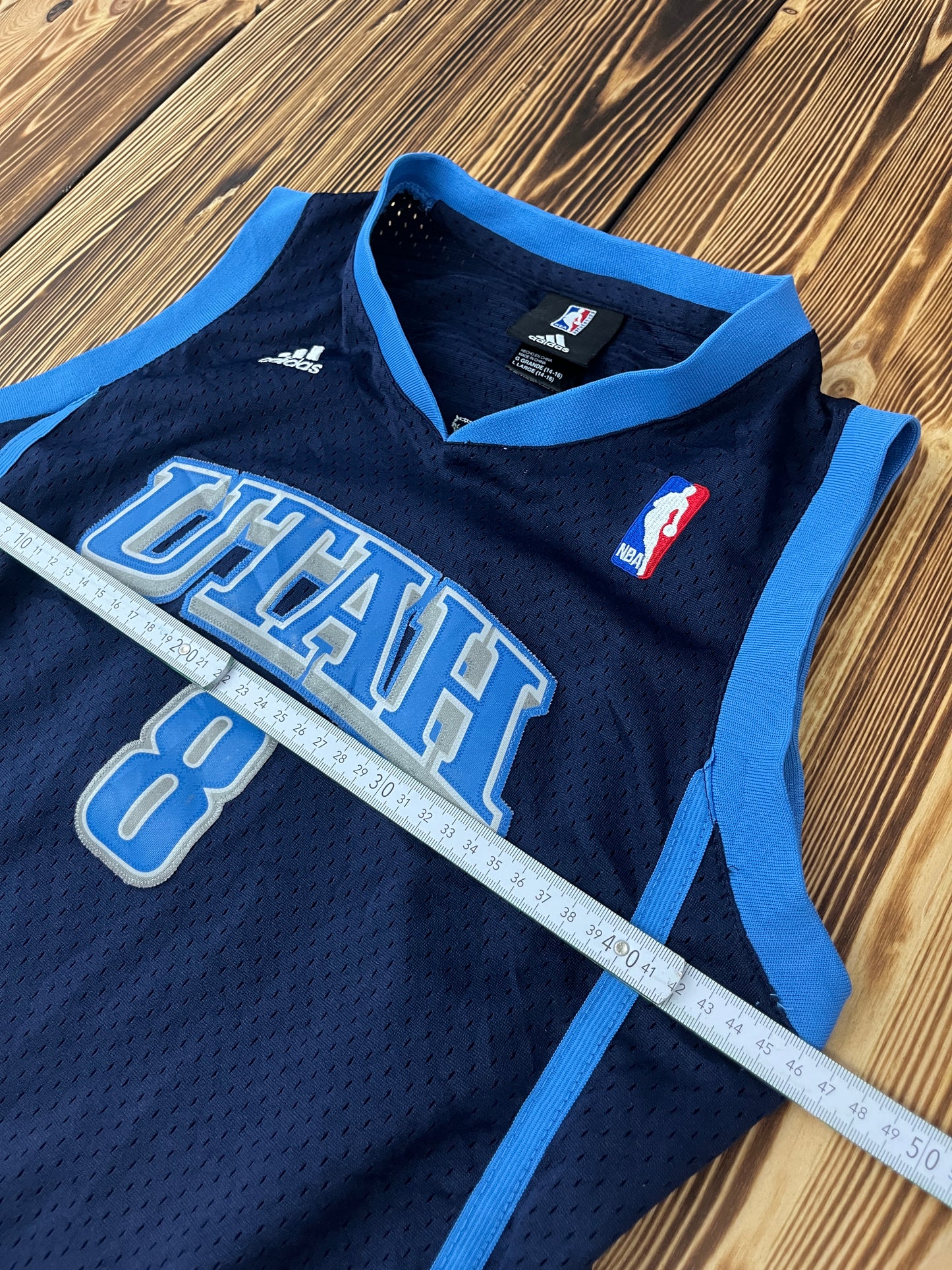 Adidas NBA Utah Jazz #8 Basketball Jersey – Größe L /Kinder/(Length +2)