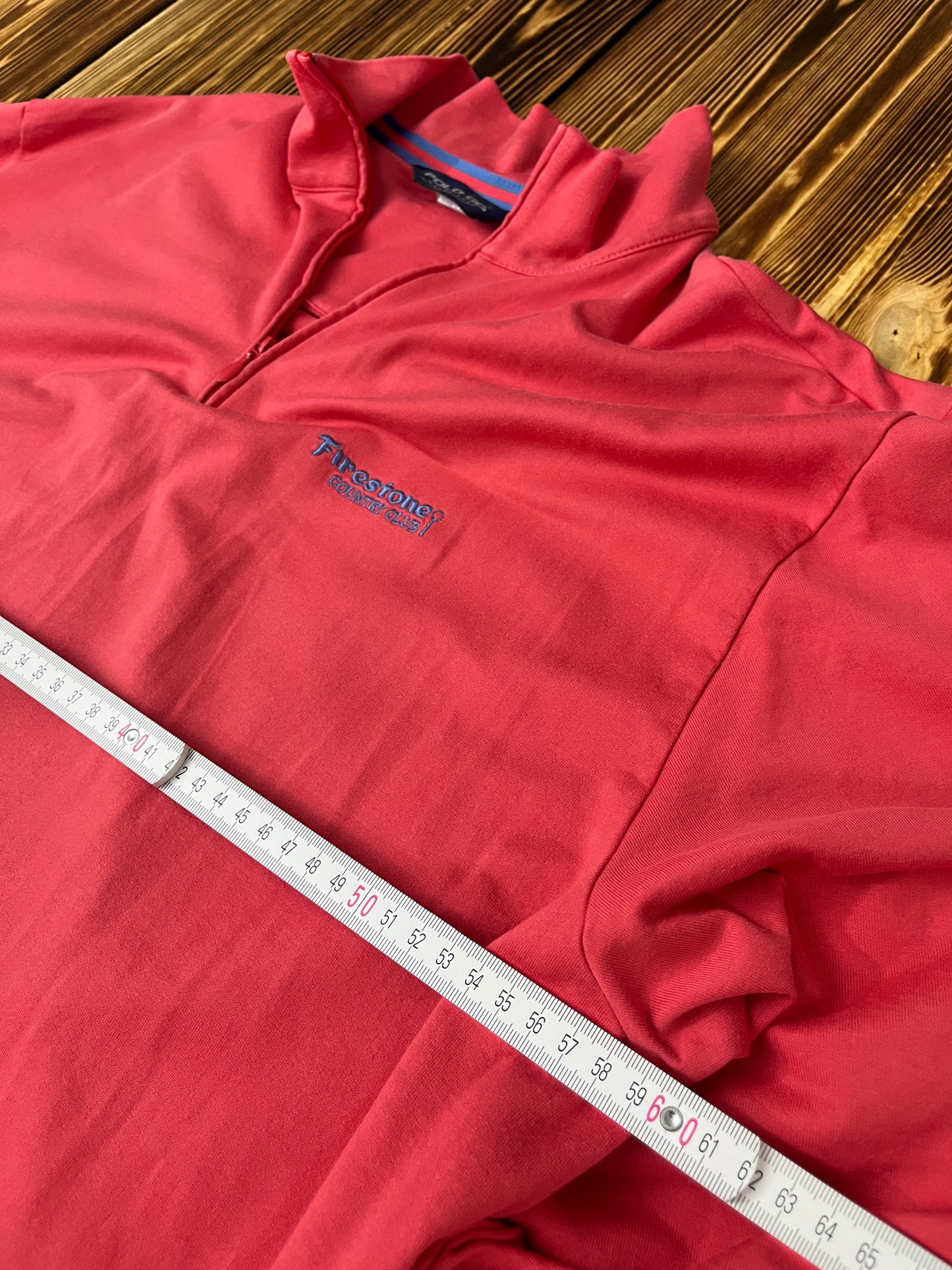 Firestone Country Club Vintage Pullover – Rosa | Top Zustand XL