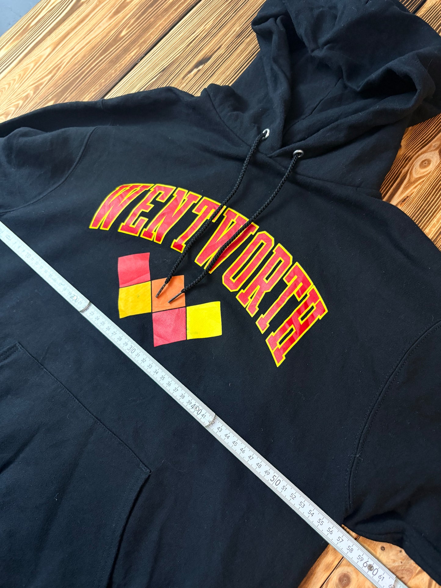 Original Champion Wentworth Hoodie Schwarz – College Streetwear – Größe L