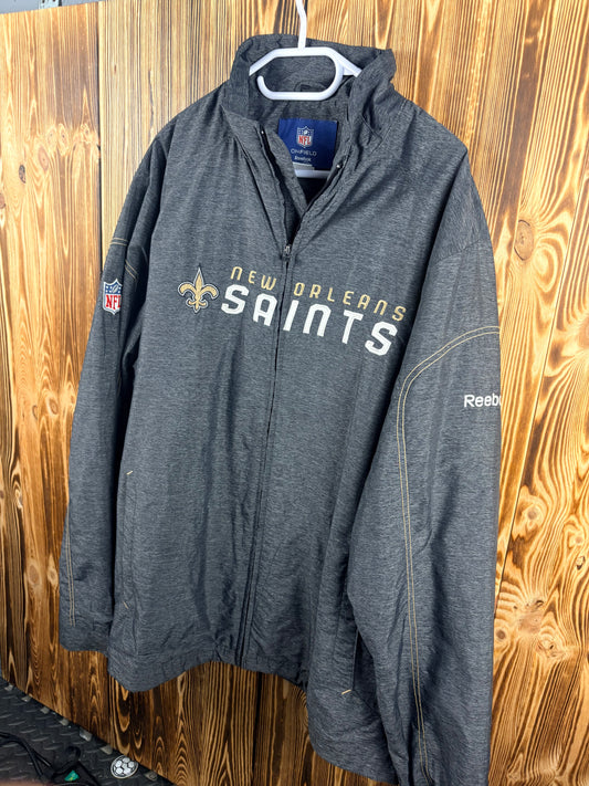 Original Reebok NFL On Field New Orleans Saints Jacke – Größe M