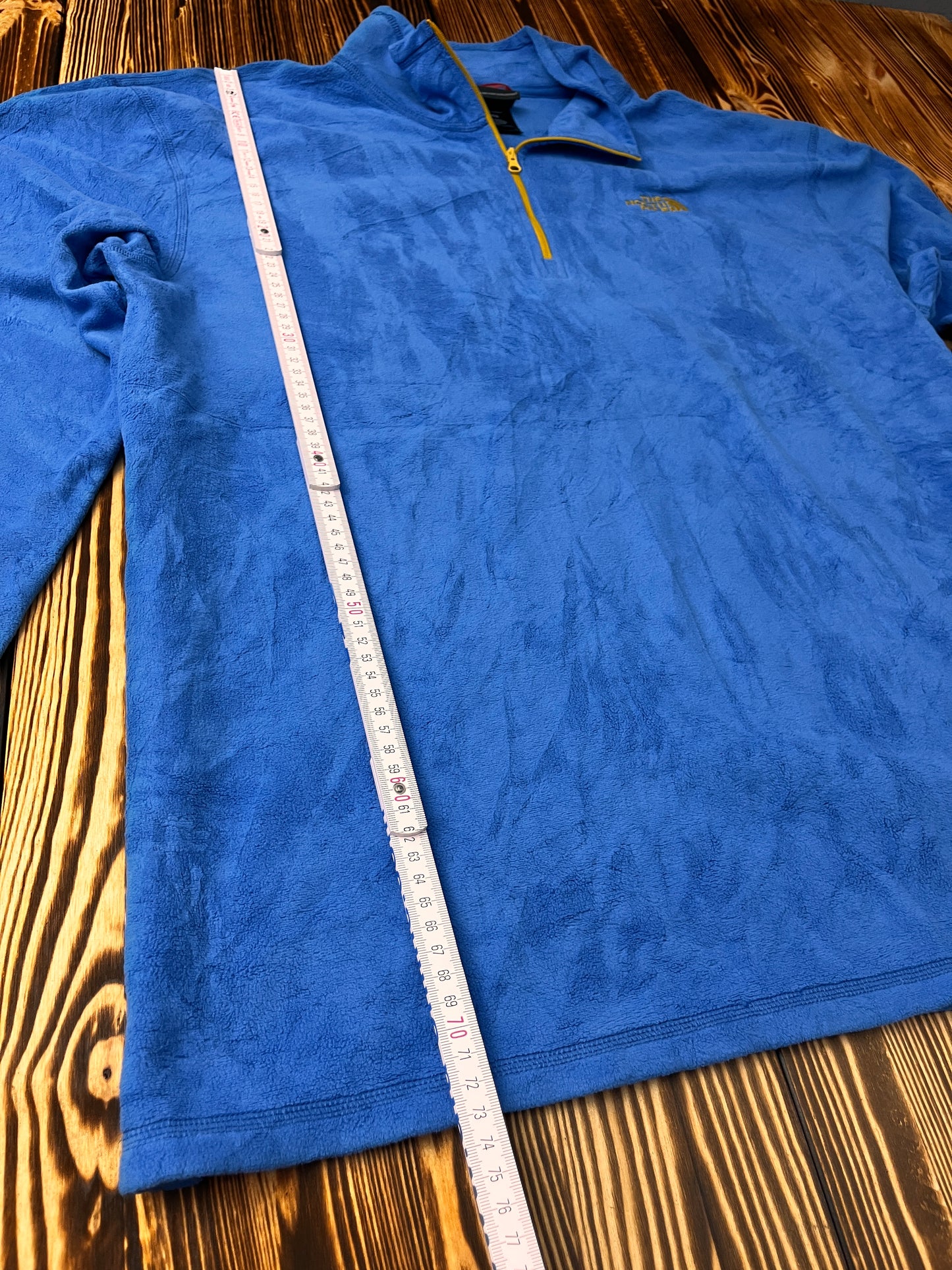 The North Face Fleece Quarter Zip – Größe XL / XG 🔵🟡