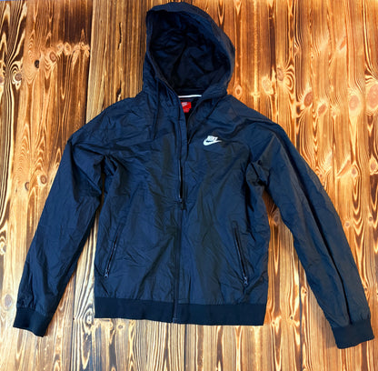 Nike Windrunner Regenjacke Übergangsjacke Schwarz – Größe M – Original
