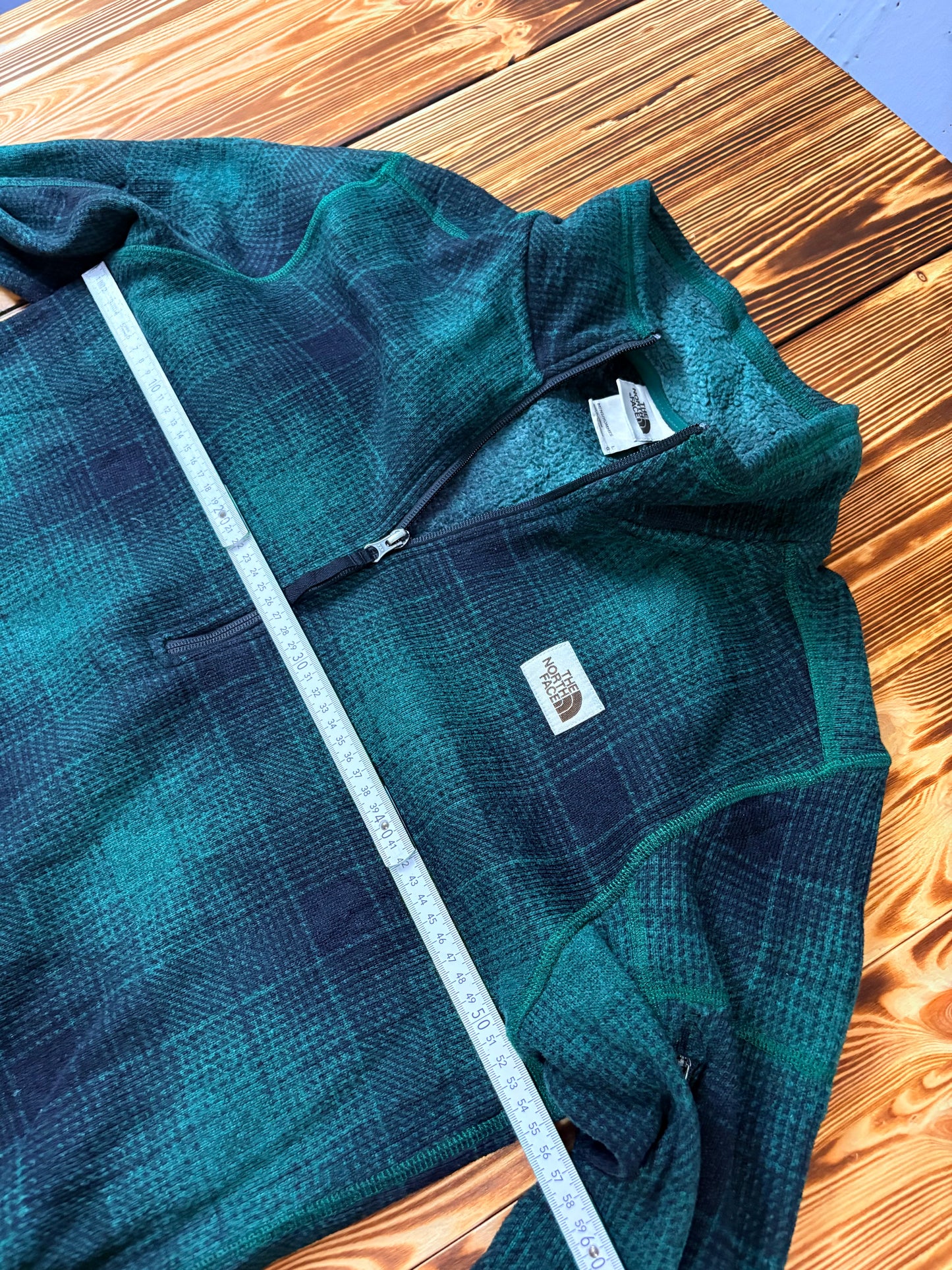 💚 The North Face Fleece Pullover – Größe L 💚