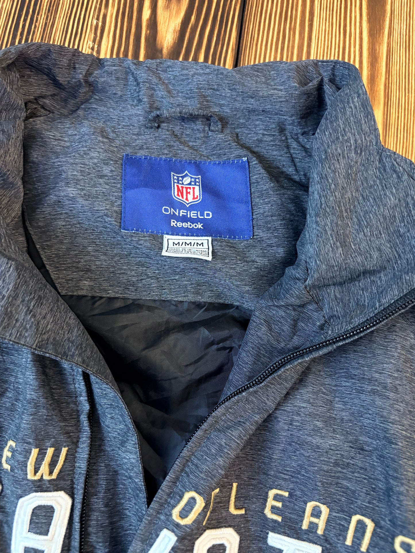 Original Reebok NFL On Field New Orleans Saints Jacke – Größe M