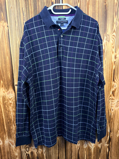 Tommy Hilfiger Golf Langarm-Polo – Größe L