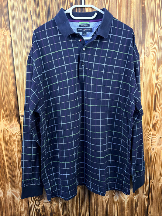 Tommy Hilfiger Golf Langarm-Polo – Größe L