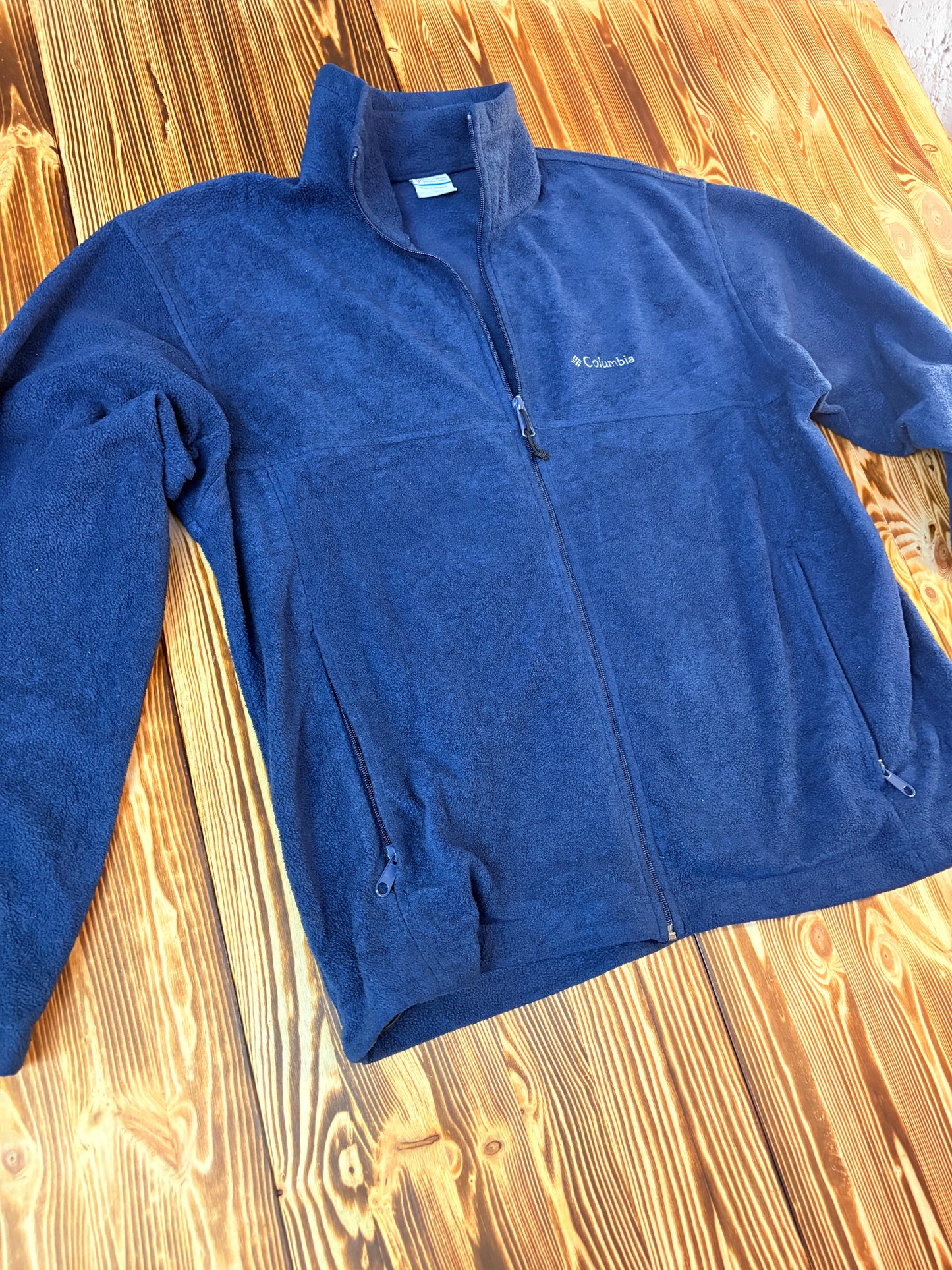 Columbia Fleece Jacke – XL – Dunkelblau – Sehr guter Zustand