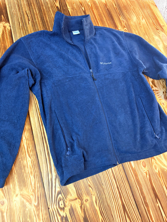 Columbia Fleece Jacke – XL – Dunkelblau – Sehr guter Zustand