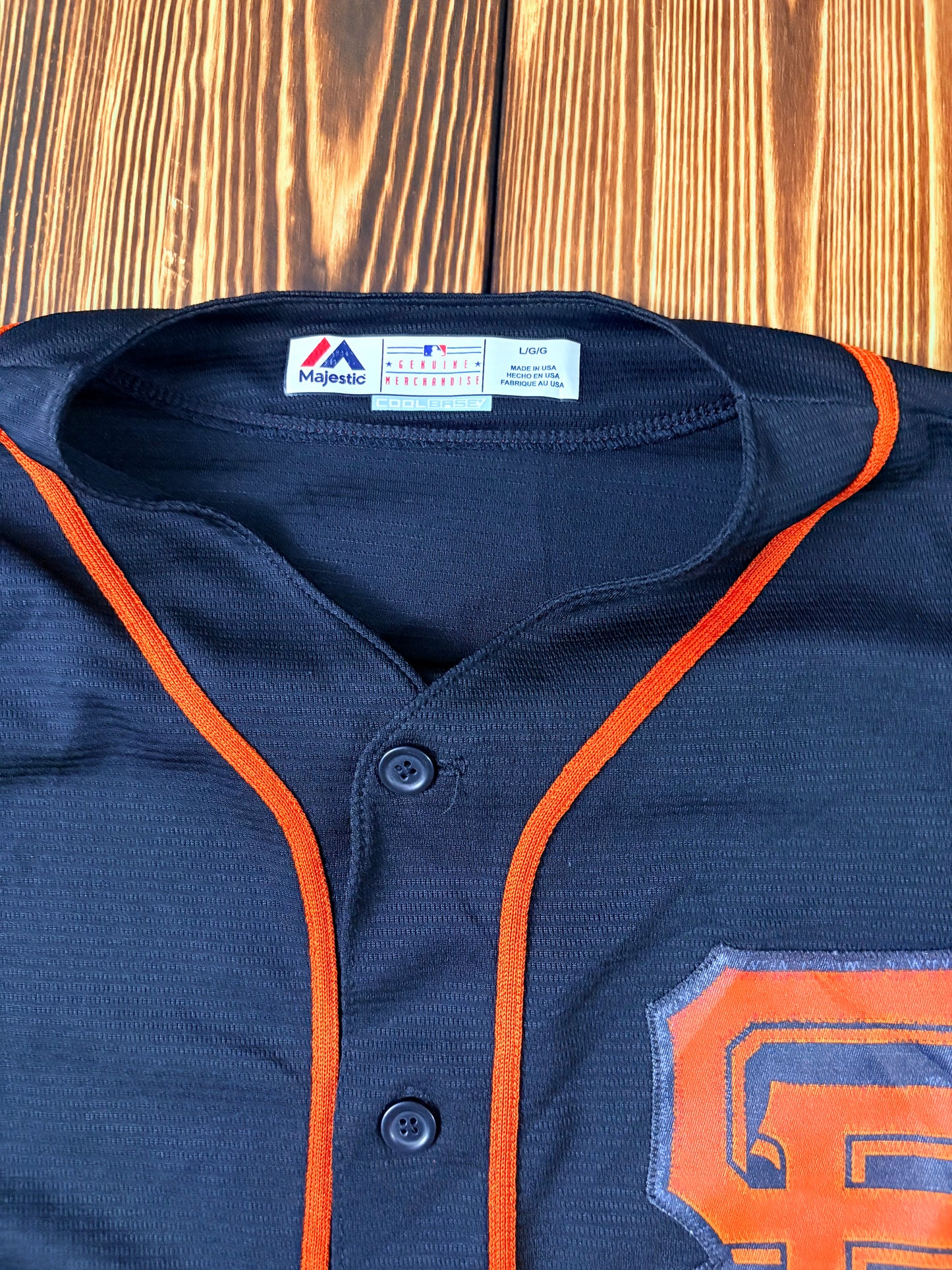⚾ Majestic San Francisco Giants Baseball Jersey – Größe L ⚾